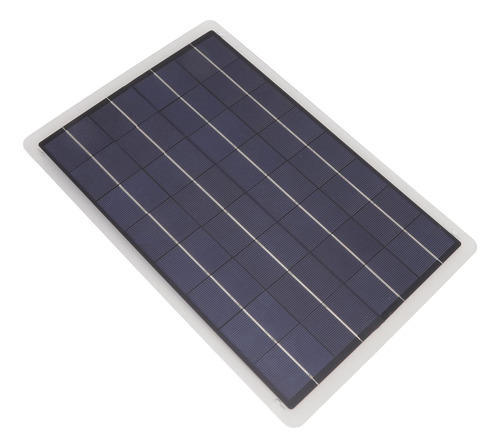 Kit Cargador Bateria Panel Solar 20w Abs Silicio Alta 18v Al
