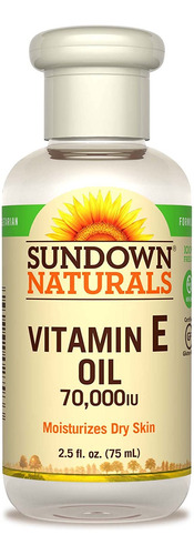 Aceite De Vitamina E De Naturals Sundown 2.50 Oz (paquete De