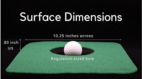 Imagen 3 de 5 de Upstreet Putting Green Indoor Golf Mat Para Practicar - Incl