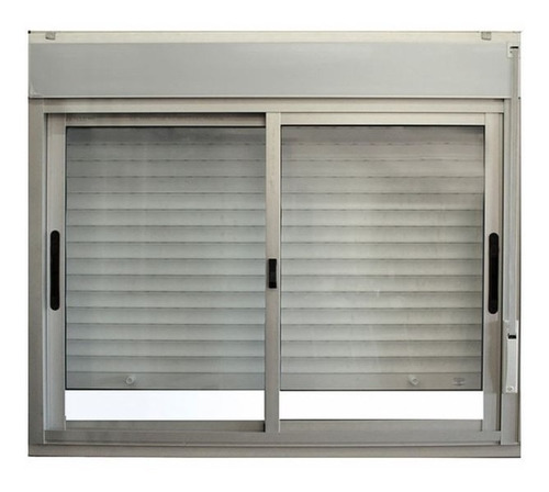 Ventana Con Cortina Importada Monoblock 120x100