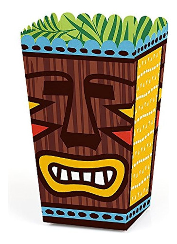 Tiki Luau  Tropical Hawaiana Fiesta De Verano Favor Cajas De