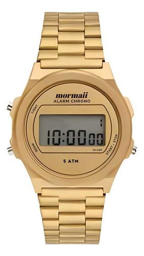 Relógio Feminino Mormaii Digital Mo13034/7d - Dourado