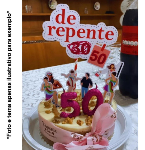 Topo De Bolo Topper De Aniversário Biologia
