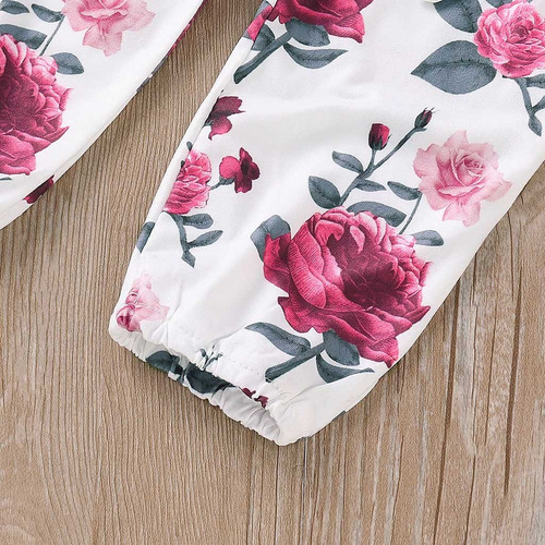 Conjunto De Mamelucos De Manga Larga Para Niñas, Pantalones