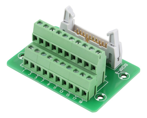 Conector De Bloque De Terminales Plc Idc20p, 20 Pines, Cabez
