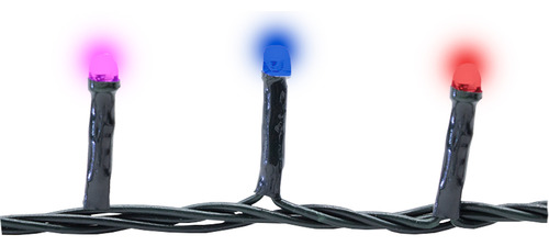Serie Navideña 100 Luces Led Tipo Lupa Luz Multicolor 6.5mts