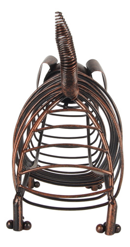 Soporte De Corcho Para Vino Dachshund, Moderno Y Realista, A