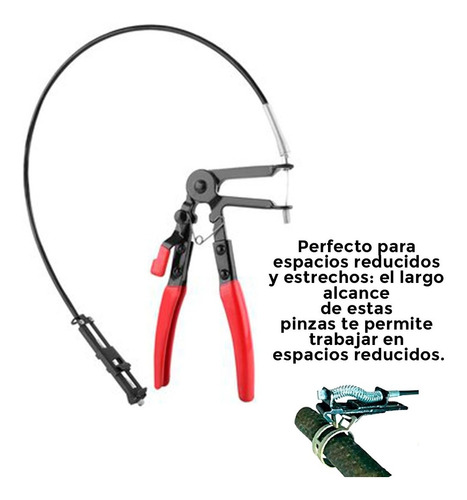 Pinza Para Abrazaderas Con Cable Flexible