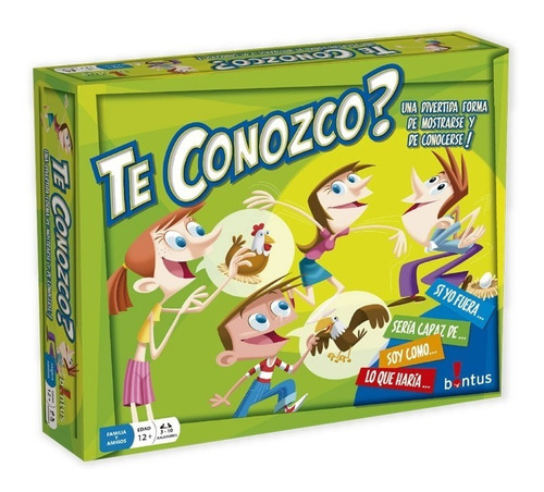 Juego De Mesa Te Conozco? Ingenio Bontus 3 A 10 Jugadores 