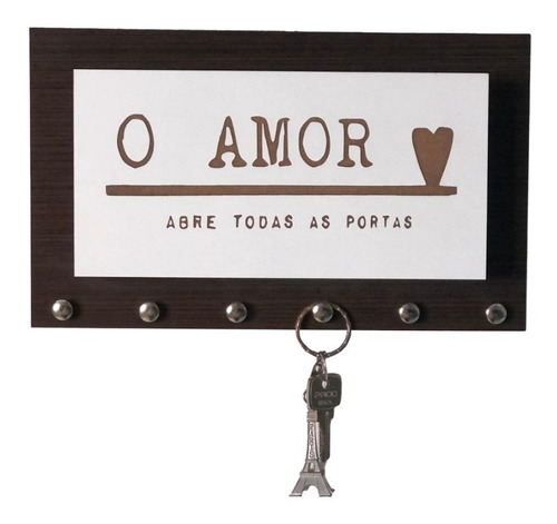 Porta Chaves Cartas Celular Porta Chave De Parede Decorativo