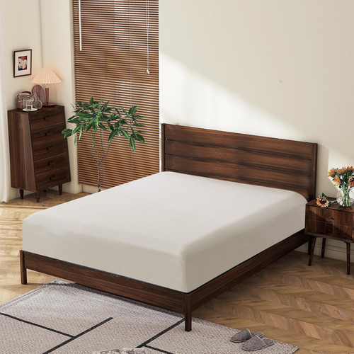 Sábana Ajustable King Size 100% Algodón Egipcio 600 Hilos,