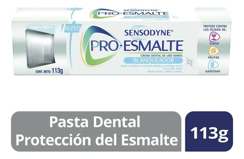 Sensodyne Pro-esmalte Blanqueador, 113g Pasta Dental