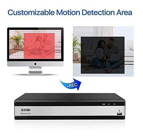 16 Canal 4 Camara Seguridad 16ch Cctv Video Dvr Disco 2