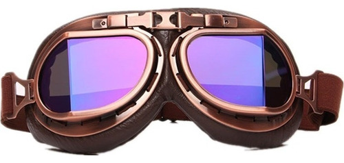 Aviator Gafas Biker Retro Vintage Casco Hd