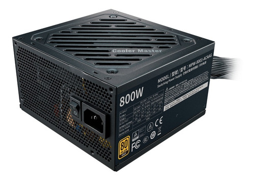 Imagen 4 de 10 de Fuente 800w Coolermaster G800 80+ Gold