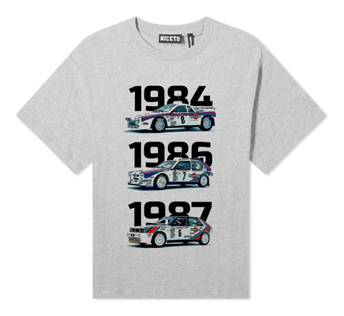 Remera Rally Historico L D Y Otros En Gris O Blanco