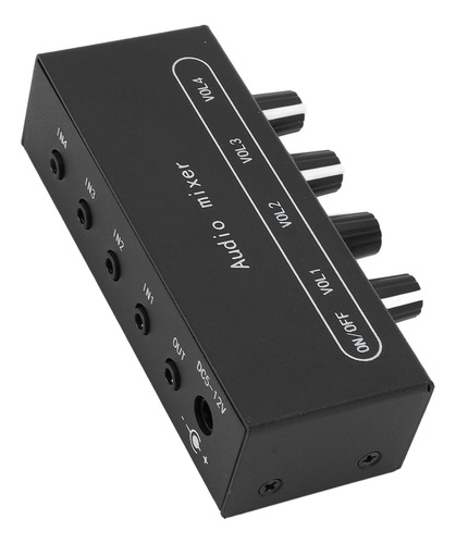 Mezclador De Sonido Stereo Line De 4 Canales Con Control Ind