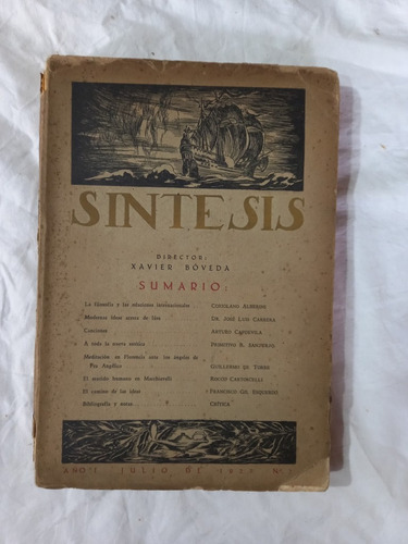 Revista Sintesis 2 Bóveda Alberini Carrera Sanjurjo De Torre