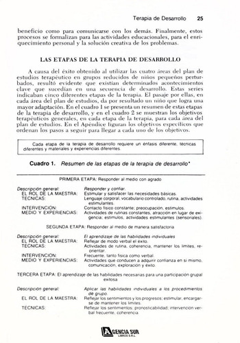 Terapia De Desarrollo, Colección Educación Especial