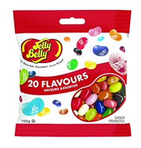 Bala Jelly Belly Caixa Feijão 20 Sabores Sortidos 99g