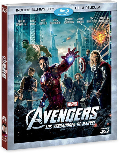 Avengers Los Vengadores Robert Downey Jr Pelicula Blu-ray 3d