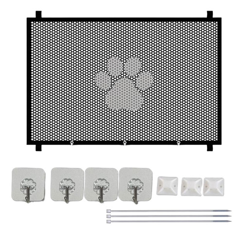 Reja De Malla Para Bebés Puerta De Seguridad Retráctil Trans