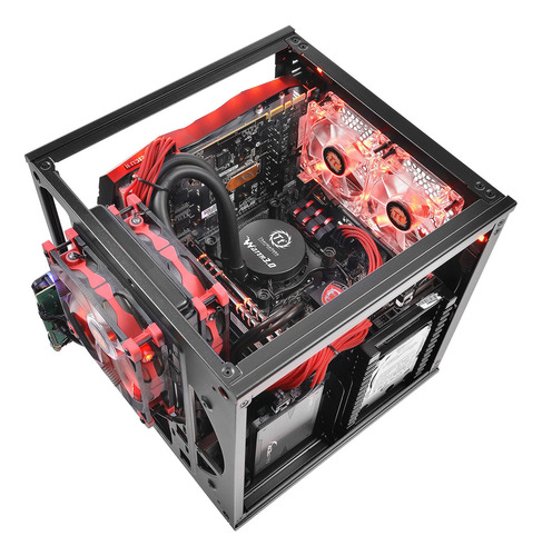 Thermaltake Core V1 Spcc Mini Itx Cube Gaming Computer Case