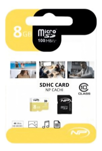 Memoria Micro Sd Newprint 8gb Clase 10