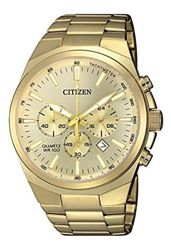 Citizen Hombres Cuarzo Reloj Casual De Acero Inoxidable Colo