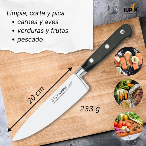 Cuchillo Cocinero 20 Cms Forge 1563