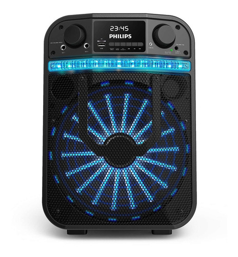 Parlante Bluetooth Philips Bass+ Tanx20 20w Karaoke Ruedas