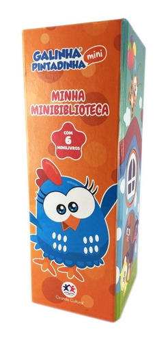 Box Galinha Pintadinha Aprendendo Cores Números 6 Minilivros