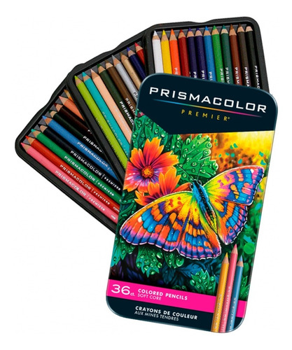 Imagen 7 de 7 de Prismacolor Premier Set X 36 Lapices De Colores Premium