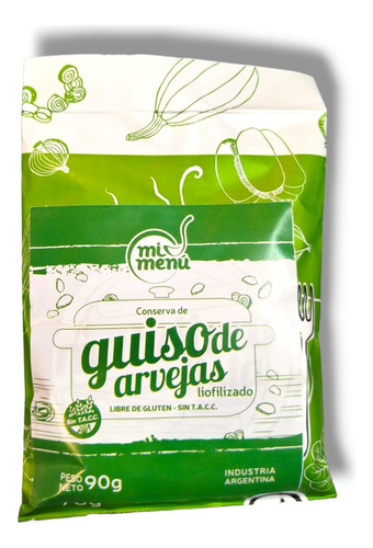 Comida Liofilizada En Sobre Mi Menu Montaña Camping 90g X4