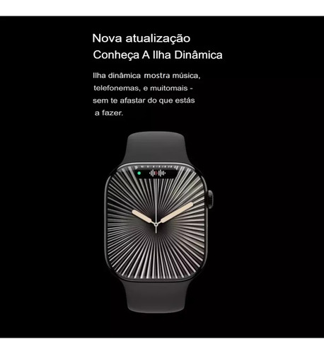 Smartwatch Watch X Pro Série 10 Amoled Chatgpt Original 2025 Rosa Mesh Rosa Rosa