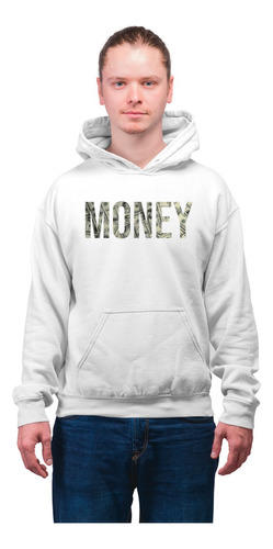 Sudadera Hoodie Frase Money Dinero Billetes Niño / Adulto 