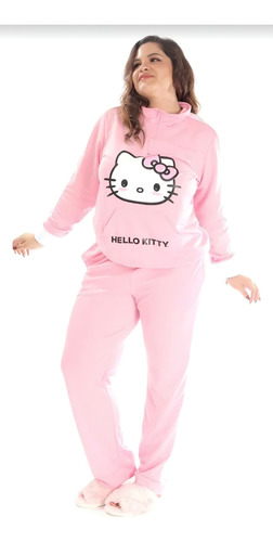 Pijama Mujer Hello Kitty Sudadera Y Pantalon Pants Ligero