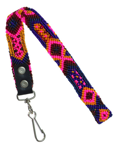 Lanyard Cinta Cordón Para Llavero Correa Artesanal Color 6