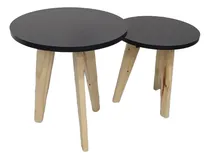Comprar Mesa Ratona Redonda Set De 2 Mesas 