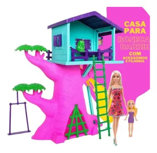 Casa Para Boneca Barbie + Barbie Original Da Mattel