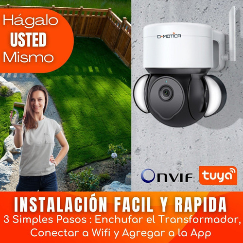 Imagen 6 de 10 de Cámara Ip Domo Wifi Inteligente Ultrahd-motorizada Onvif Ptz