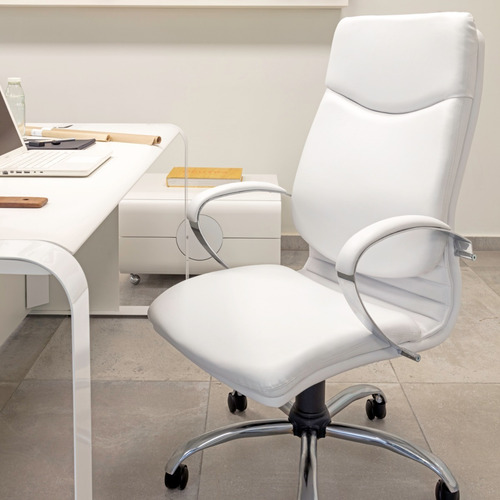 Imagen 8 de 10 de Sillón Gerencial Electra Estructura Cromada Diseño Rossi