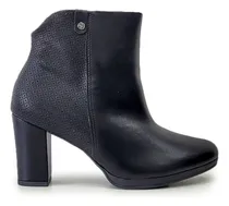 Comprar Botas Mujer Botineta De Vestir Cierre Taco Separado Casuales
