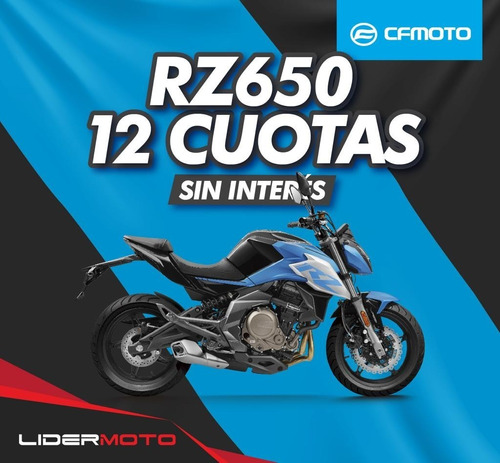 Imagen 1 de 16 de Nueva Cfmoto Rz 650 By Zanella  Lidermoto Entrega Ya Cf Moto