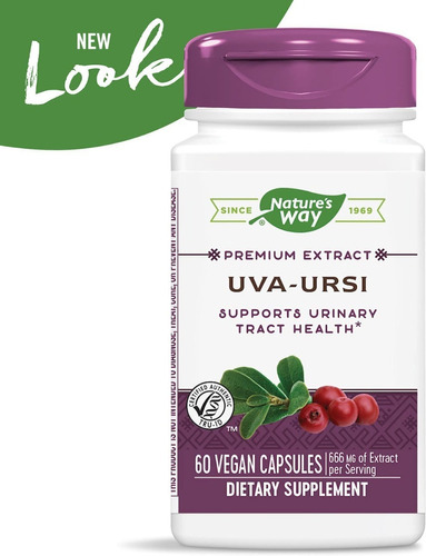 Natures Way Uva-ursi 60caps Sabor Neutro