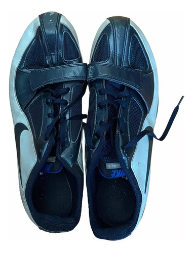 Zapatillas Clavos Atletismo Spikes Talle 10 Usa Azul