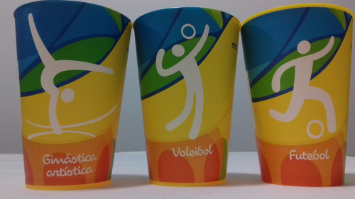Coleção Copos Skol Olimpiadas Esportes Medalha Rio 2016 Opb