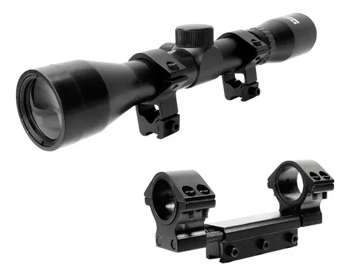 Luneta Rifle Cbc 7022 8122 4x32 + Mount Com Absorção 11mm