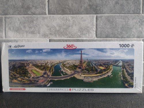 Rompecabezas Paris 360 G Torre Effiel 1,000 Pz Eurographics