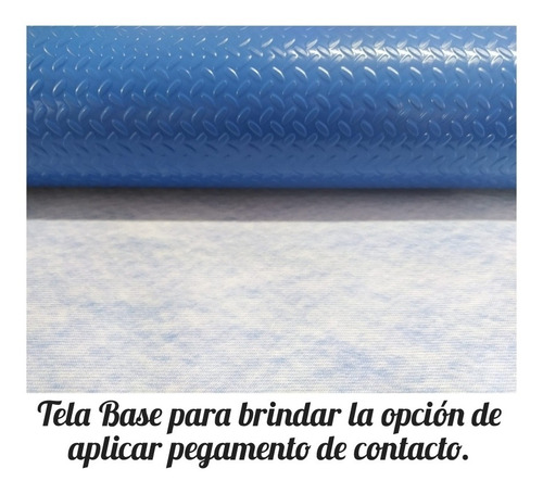 Piso Espiga Azul Rey Antiderrapante Alta Resistencia 1mx18m Azul